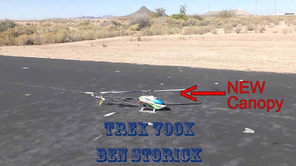 Ben Storick &quot;The Gambler&quot; TREX 700X Trims Bushes Southwest Heli Rodeo 2016