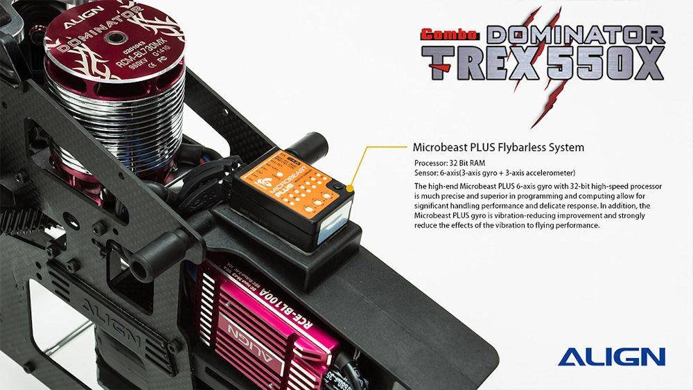 Align T-Rex 550E DFC - A Quick Look Under The Canopy - YouTube
