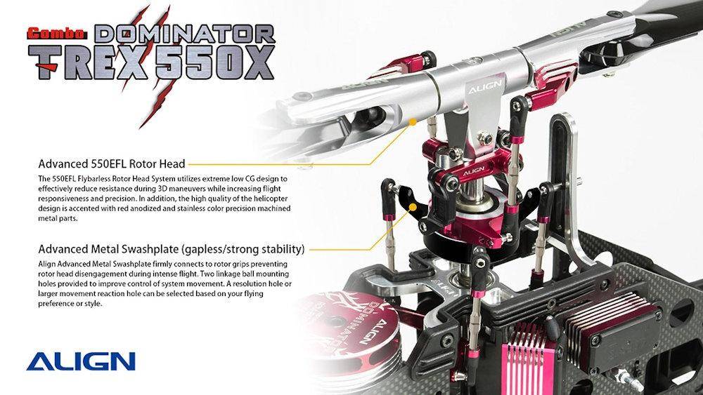 Align T-REX 550X Super Combo RH55E19 RC Helicopter