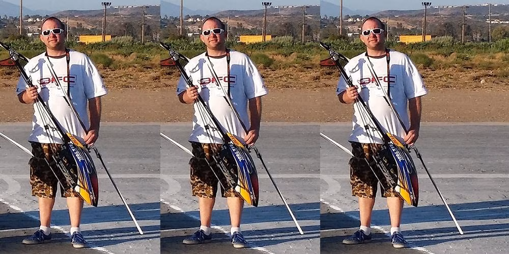 Mark Meeks TREX 800E Helis Buzzin The Border 2016