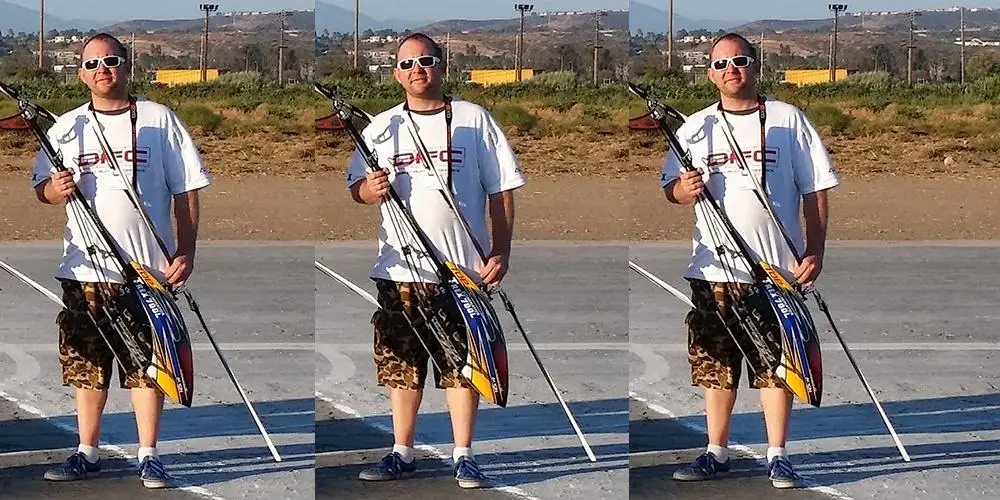 Mark Meeks TREX 800E Helis Buzzin The Border 2016