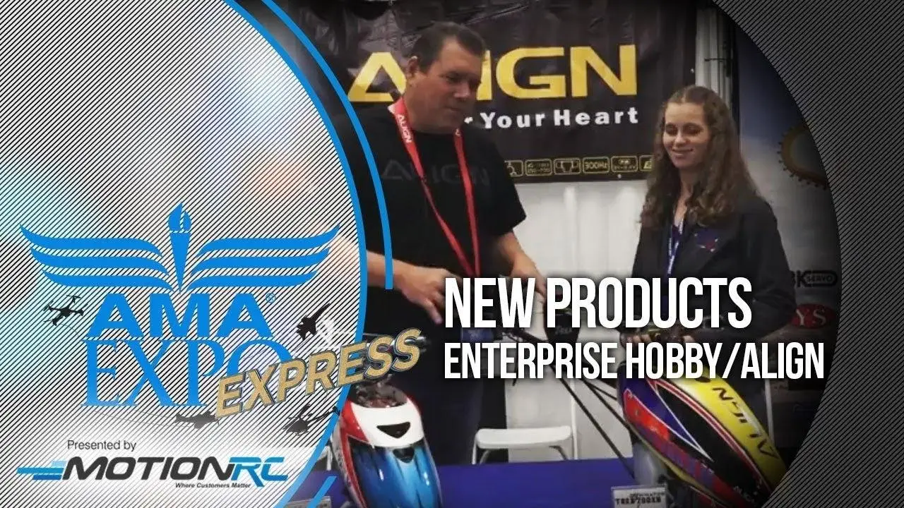 AMA Expo Express West 2018 - New products with ALIGN/Enterprise Hobby