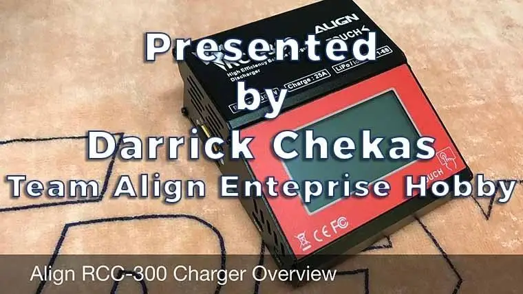 RCC 300 Intelligent Battery Charger Review by Darrick Chekas