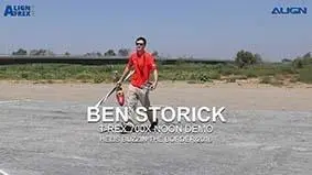 Ben Storick TREX 700X Noon Demo Helis Buzzin The Border 2016