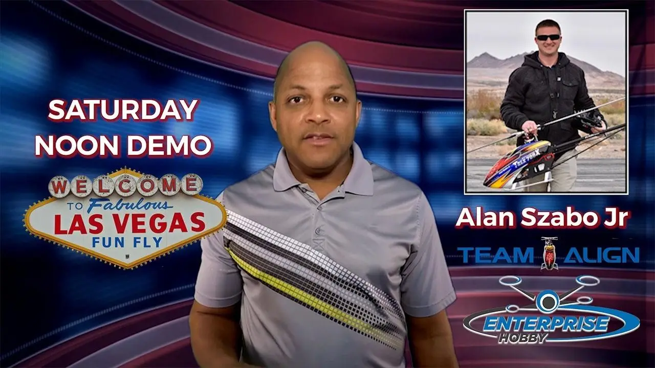 Alan Szabo Jr TREX 700X Saturday Noon Demo at the Fabulous Las Vegas FunFly 2016