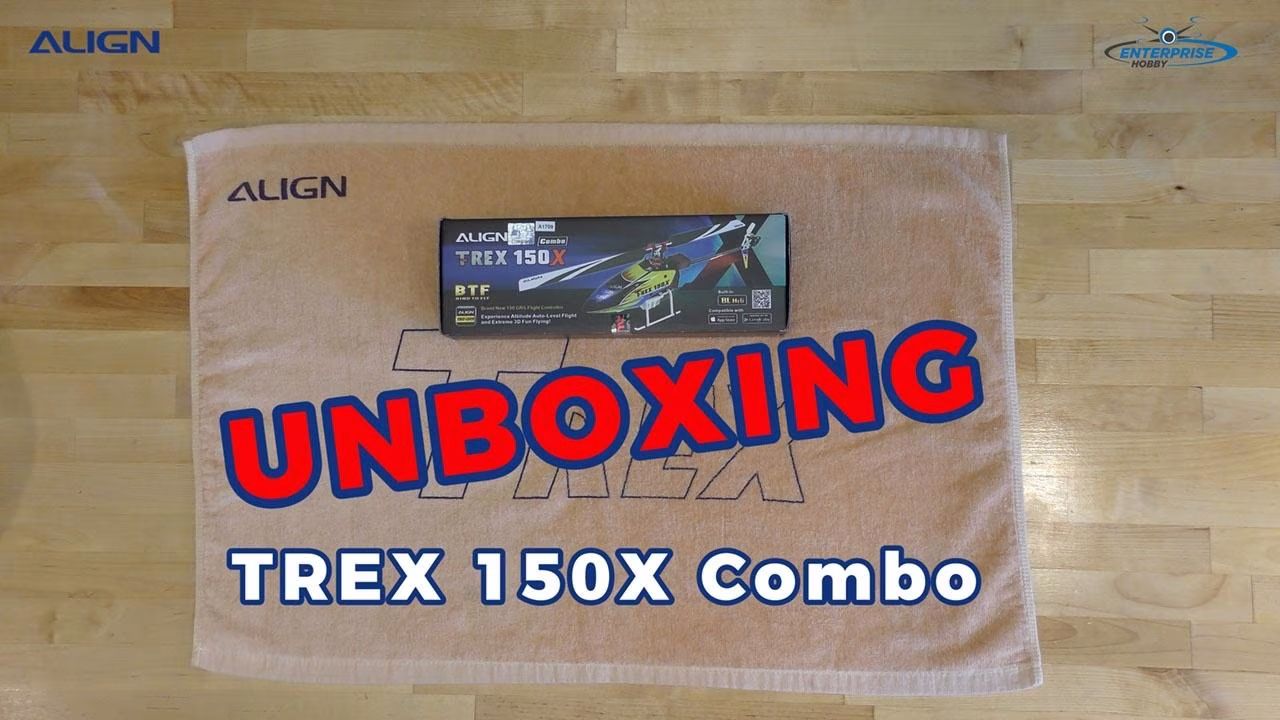 Unboxing TREX 150X Combo RH15E06X from Align